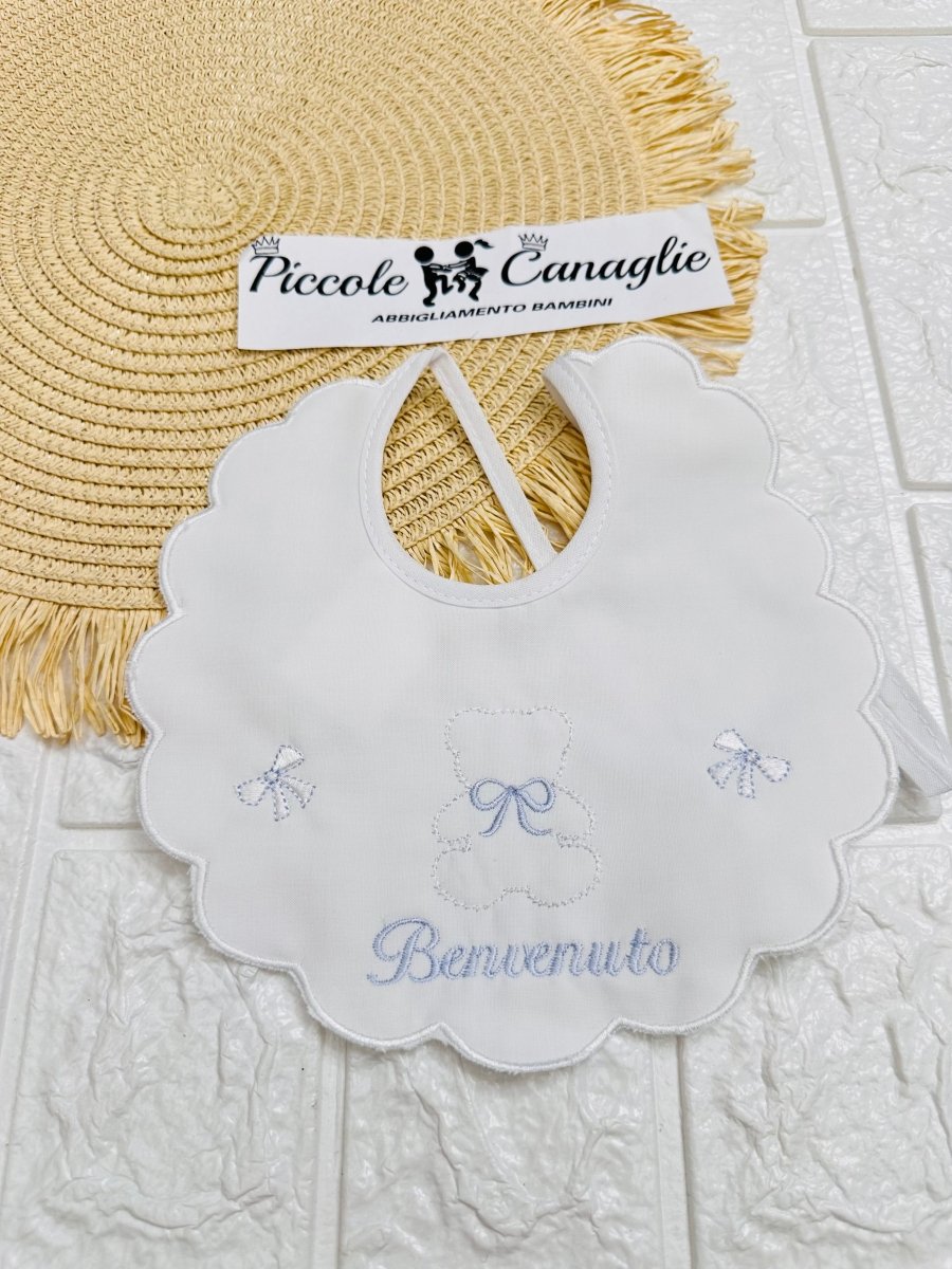 Bavetta benvenuto celeste B019 - Piccole Canaglie - PC23784