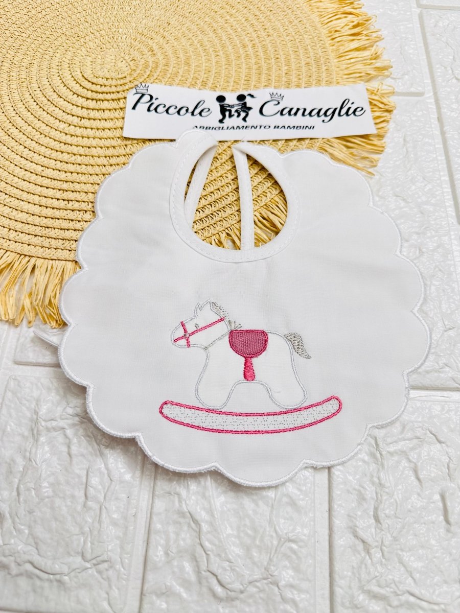 Bavetta cavallino rosa antico BV003131 - Piccole Canaglie - PC23778