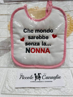 Bavetta che mondo sarebbe senza la nonna rosa - Piccole Canaglie - PC24779
