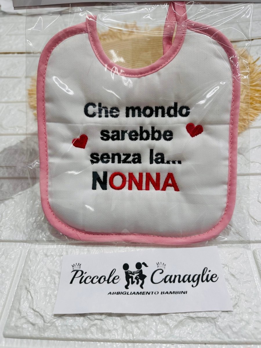 Bavetta che mondo sarebbe senza la nonna rosa - Piccole Canaglie - PC24779