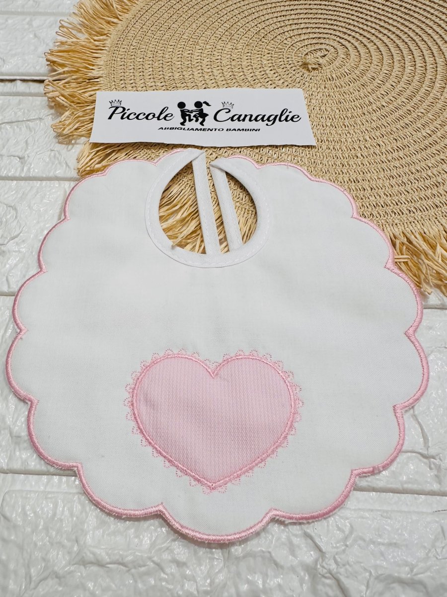 Bavetta cuore Rosa BV003139 - Piccole Canaglie - PC24767