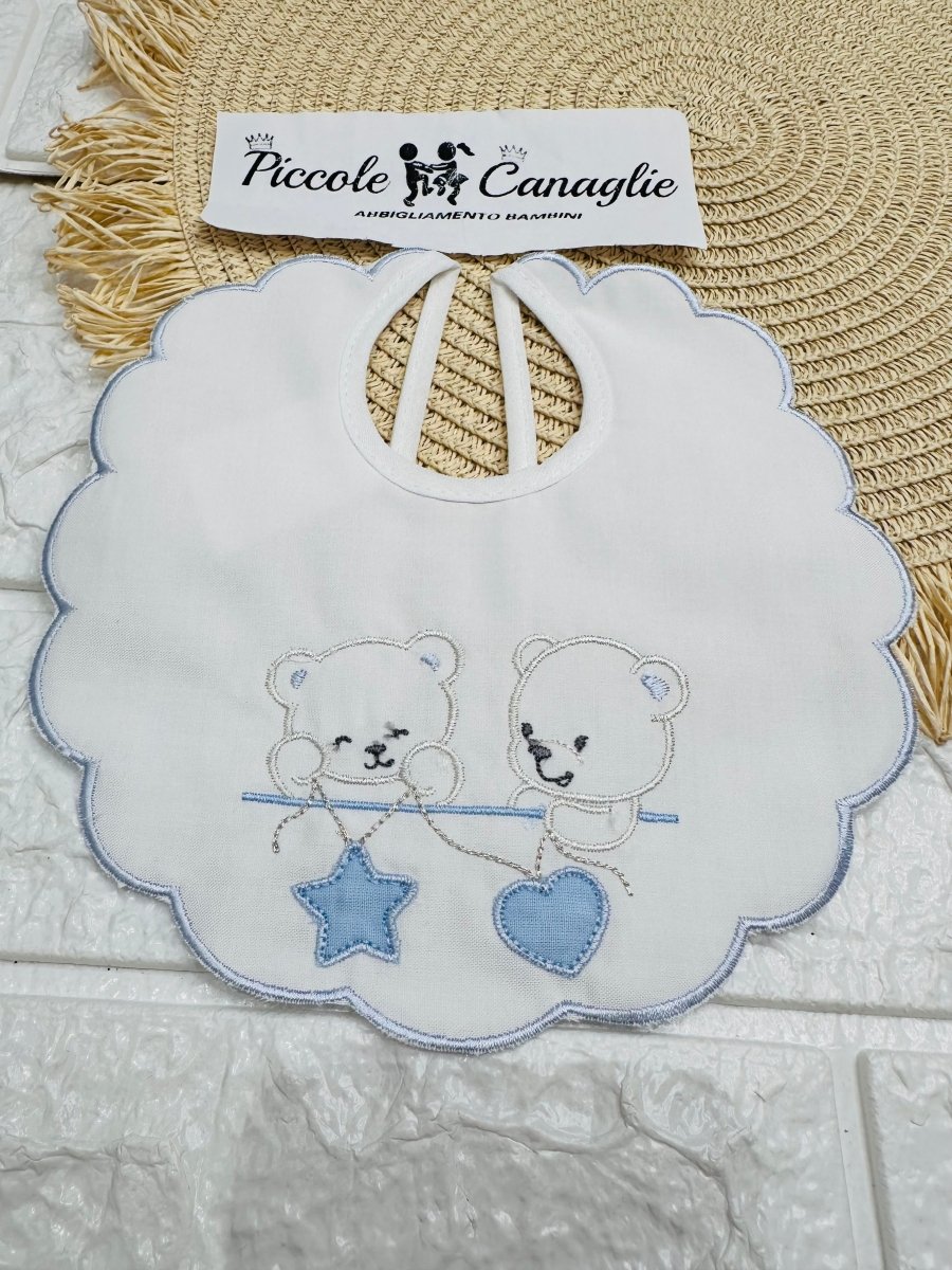 Bavetta Cuori Stella Celeste Bv003153 - Piccole Canaglie - PC29767