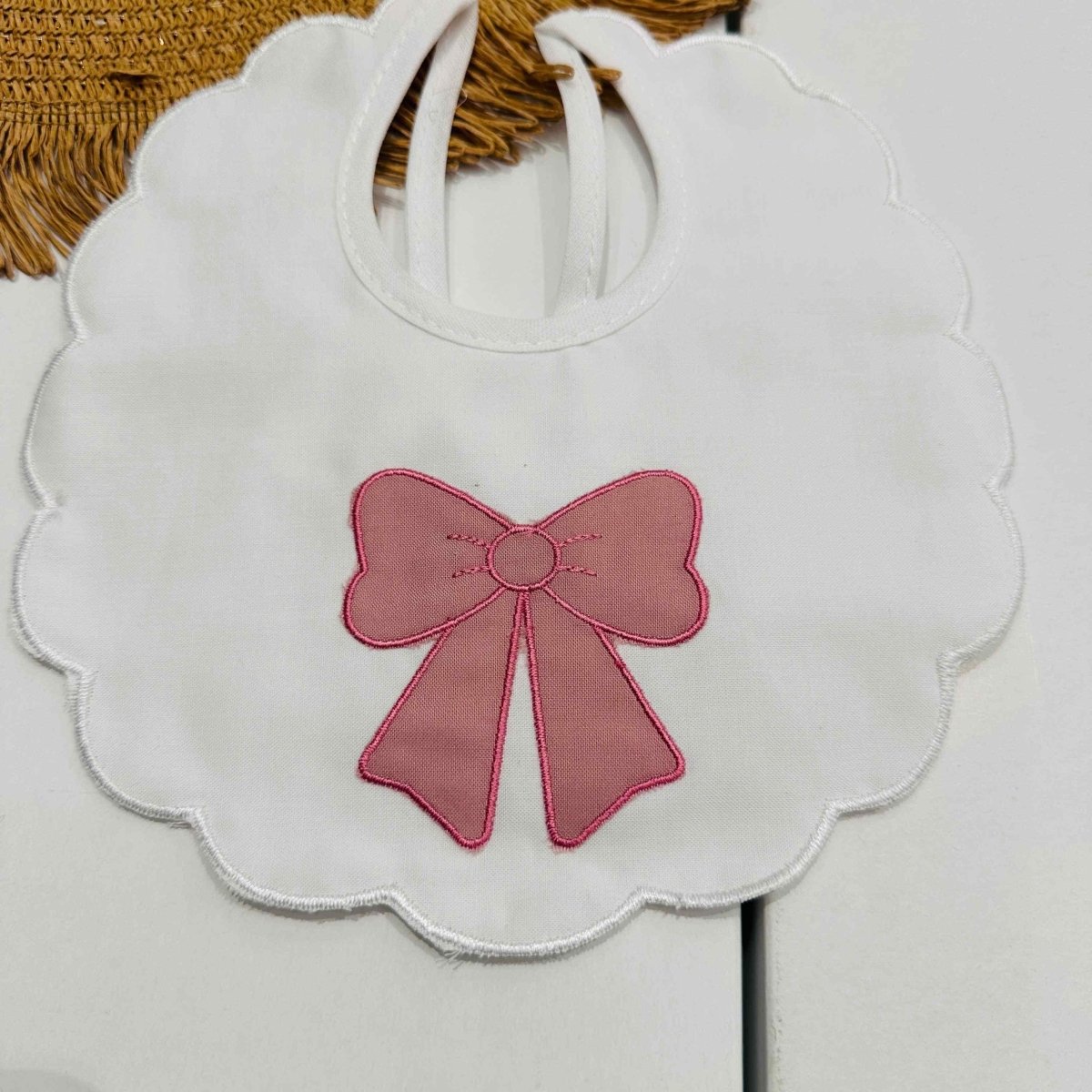 Bavetta Fiocco Rosa antico BV003129 - Piccole Canaglie - PC20073