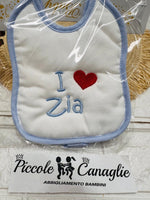 Bavetta I ❤️ zia celeste - Piccole Canaglie - PC24919