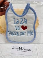 Bavetta La Zia Va Pazza Per Me Celeste - Piccole Canaglie - PC25903