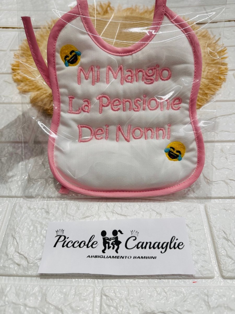 Bavetta mi mangio la pensione dei nonni rosa - Piccole Canaglie - PC24780