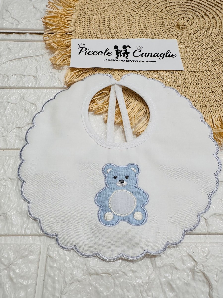 Bavetta orsetto Celeste BV003137 - Piccole Canaglie - PC24765