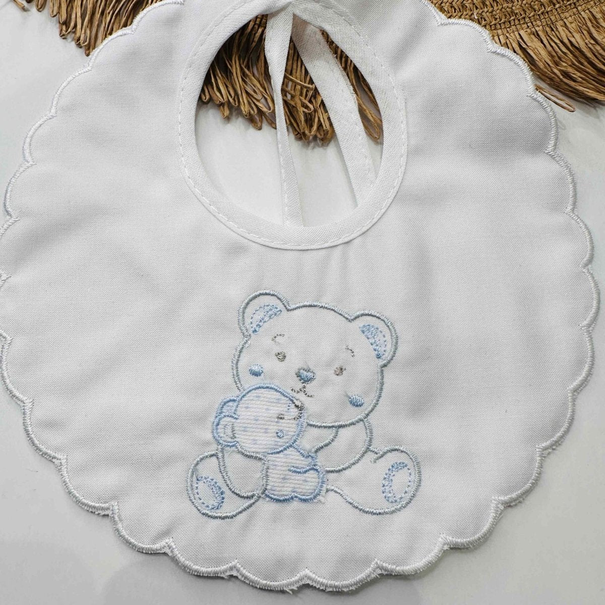 Bavetta orso Celeste Abbracci - Piccole Canaglie - PC20078