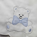 Bavetta Orso Fiocco Celeste BV003132 - Piccole Canaglie - PC20080