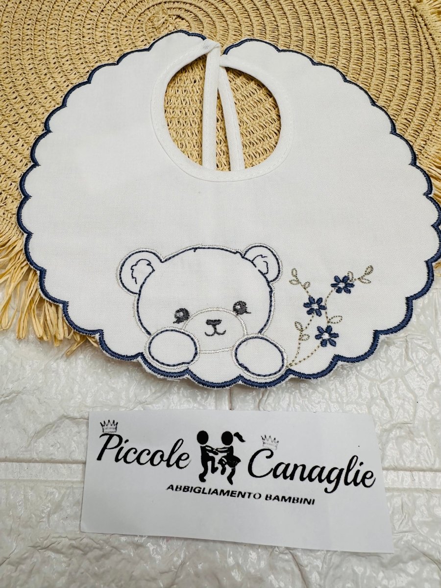 Bavetta Orso Fiori Carta Da Zucchero Bv003154 - Piccole Canaglie - PC25879