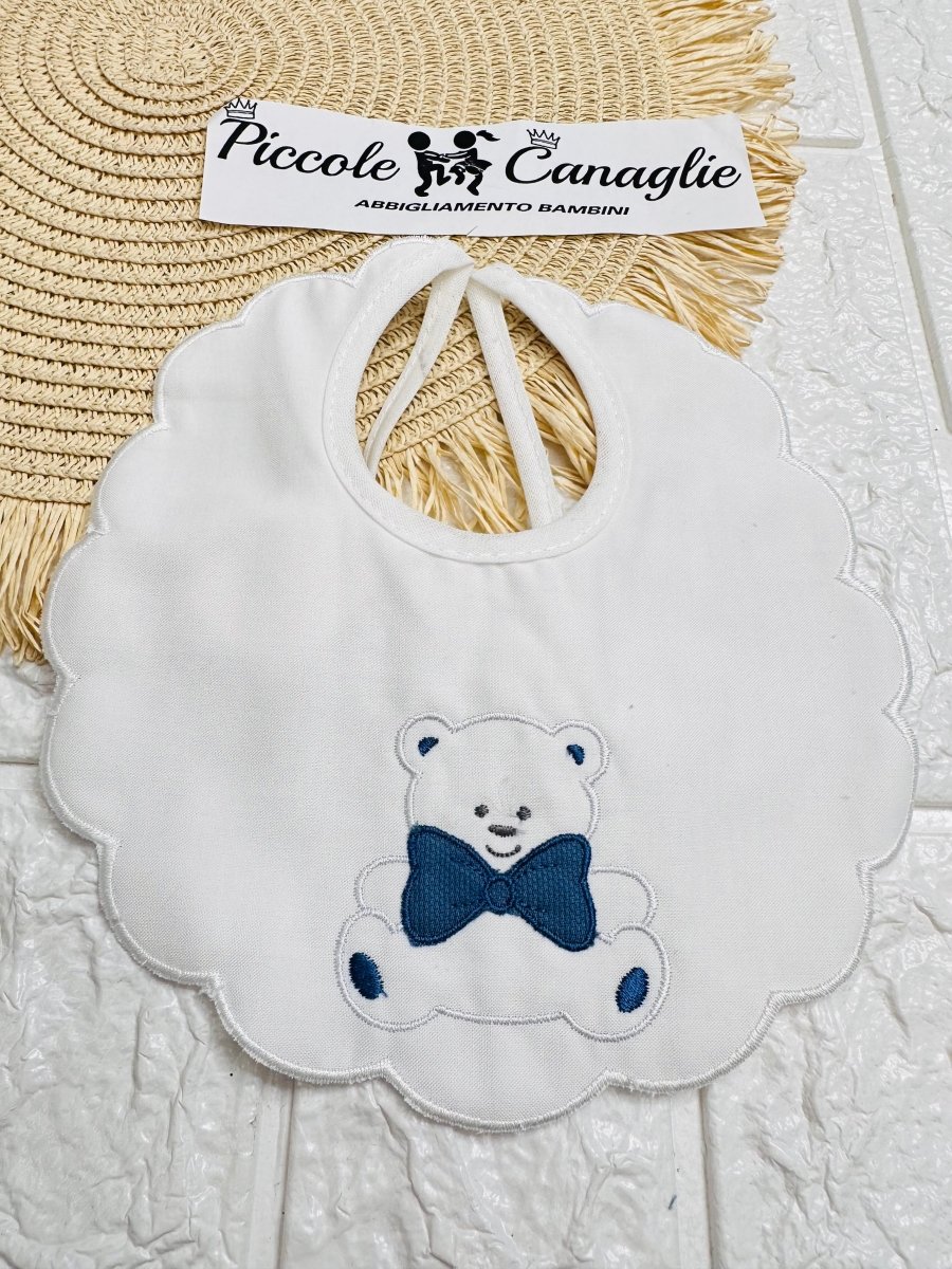 Bavetta orso Papion blu BV003132 - Piccole Canaglie - PC23789