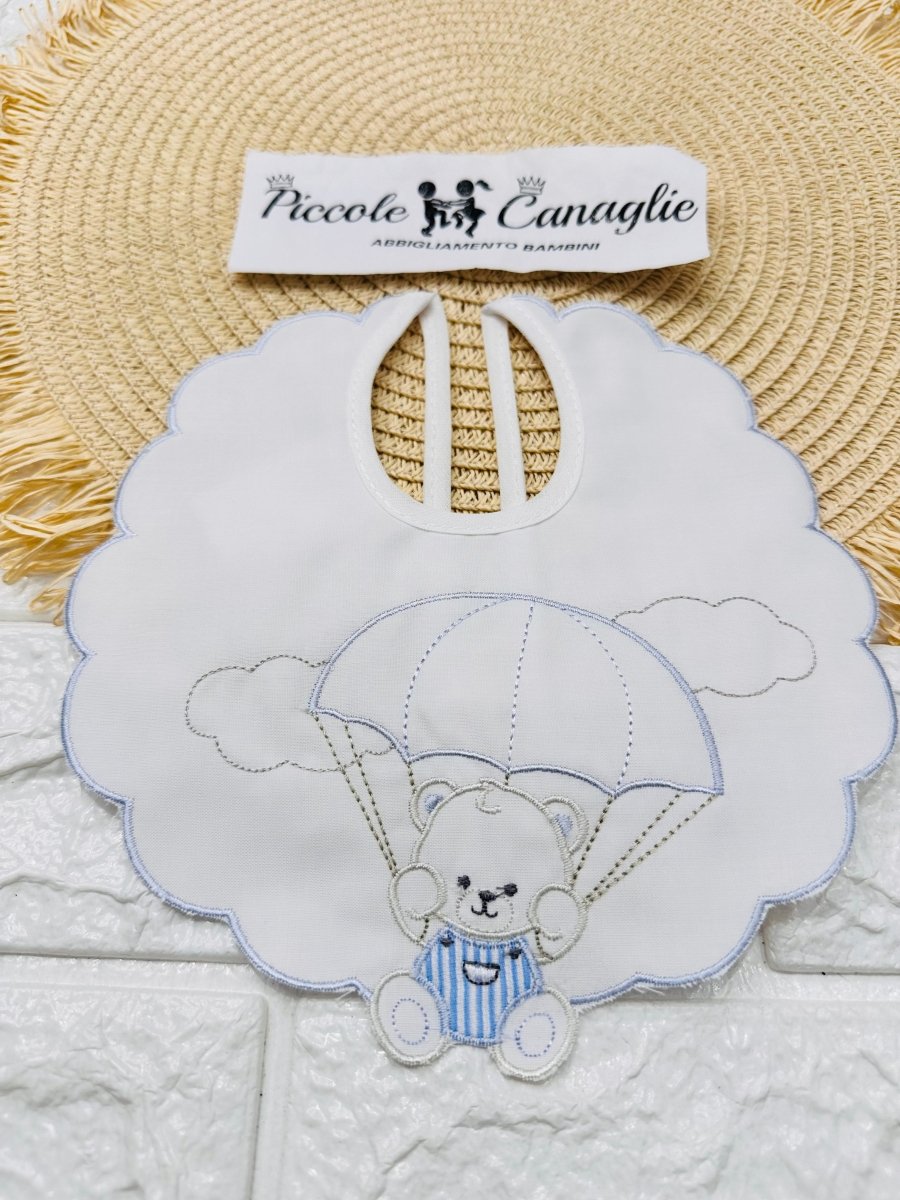 Bavetta Orso Paracadute Celeste Bv003154 - Piccole Canaglie - PC28508