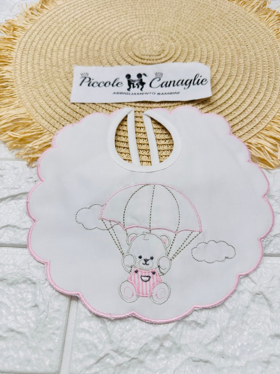 Bavetta Orso Paracadute Rosa Bv003154 - Piccole Canaglie - PC28509
