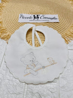 Bavetta Orso Uccellino Panna Bv003099 - Piccole Canaglie - PC25287
