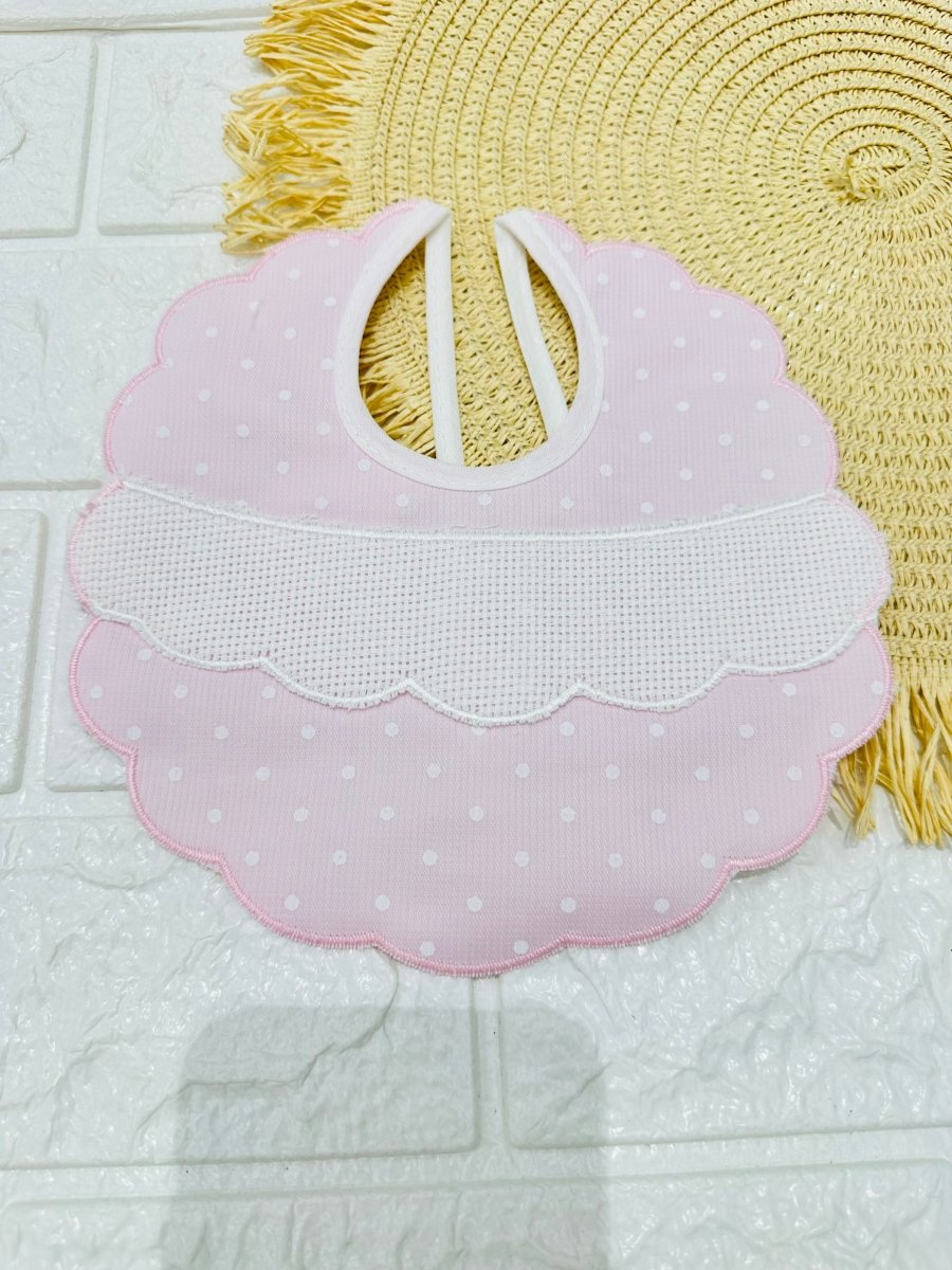 Bavetta Ricamo Rosa Bv003023 - Piccole Canaglie - PC29453