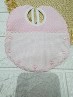 Bavetta Ricamo Rosa Bv003033 - Piccole Canaglie - PC29452