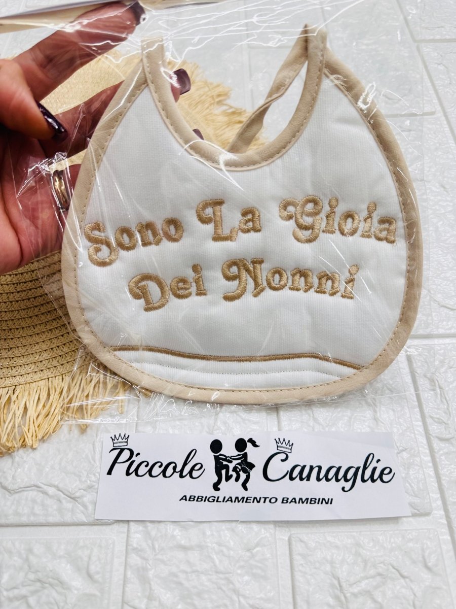 Bavetta sono la gioia dei nonni neutra - Piccole Canaglie - PC23762