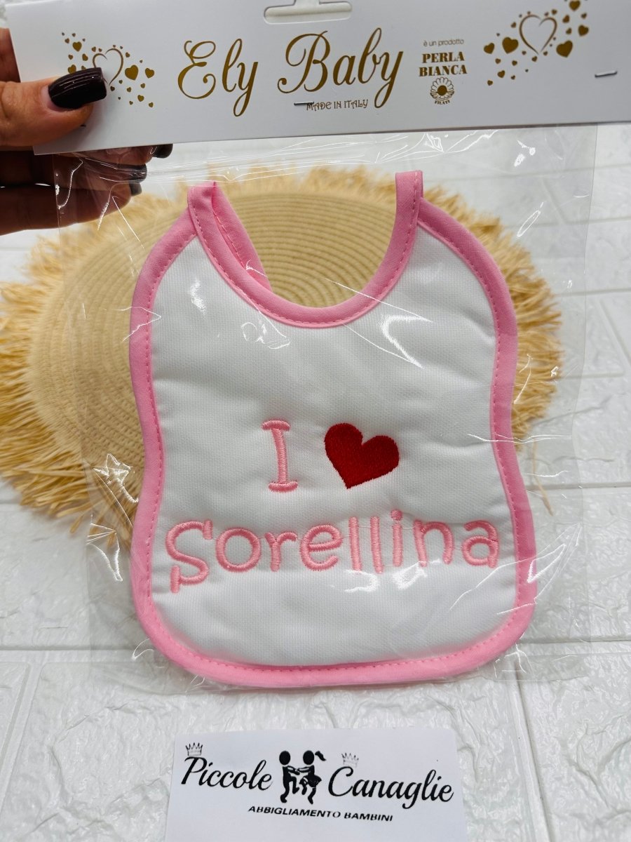 Bavetta Sorellina Rosa - Piccole Canaglie - PC25897