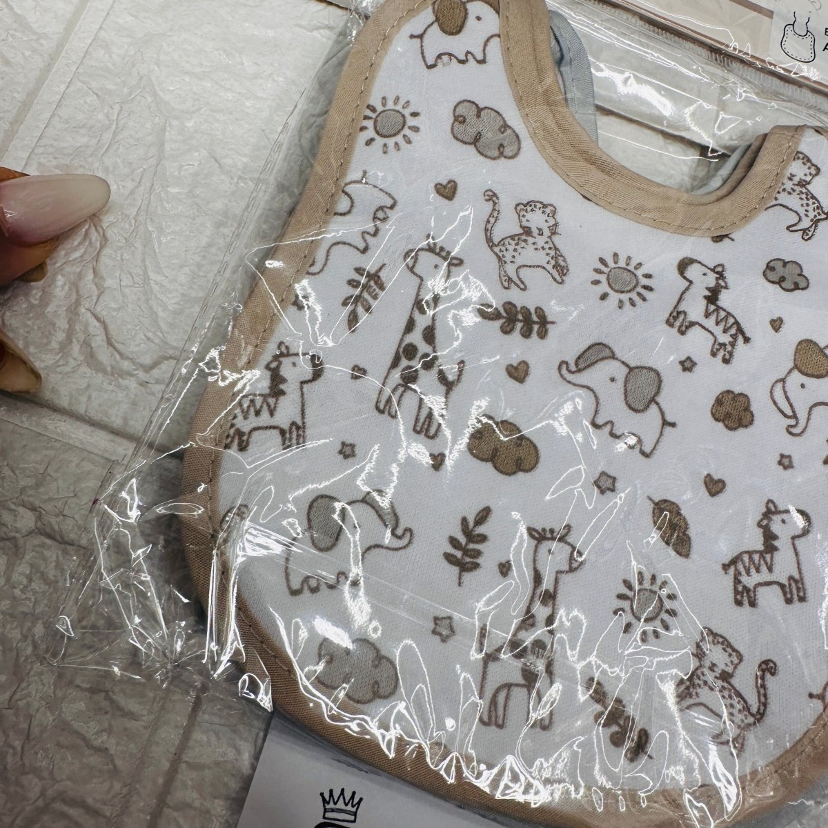 Bavette allattamento 6 pezzi - Piccole Canaglie - PC22806