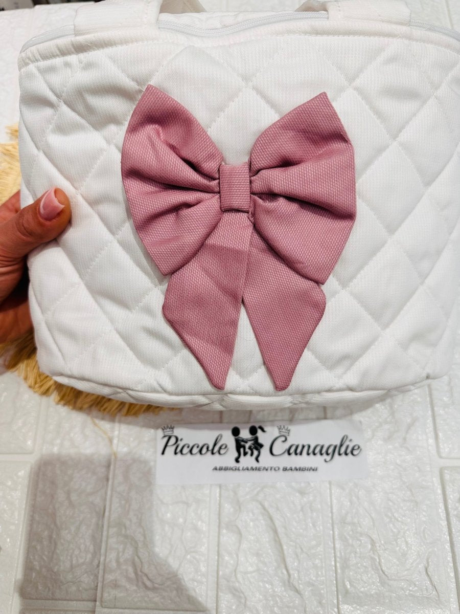 Beauty fiocco panna rosa antico - Piccole Canaglie - PC26410