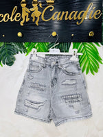 Bermuda Bimbo Strappeggi Moda - Piccole Canaglie - PC28411