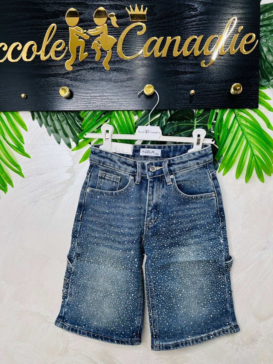 Bermuda Salvata Lurex Moda Francese 🇫🇷 Z16 - Piccole Canaglie - PC27135
