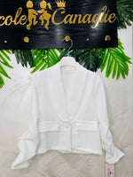 Blazer Bianco 2533 - Piccole Canaglie - PC25473