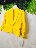 Blazer gialla baby - Piccole Canaglie - 