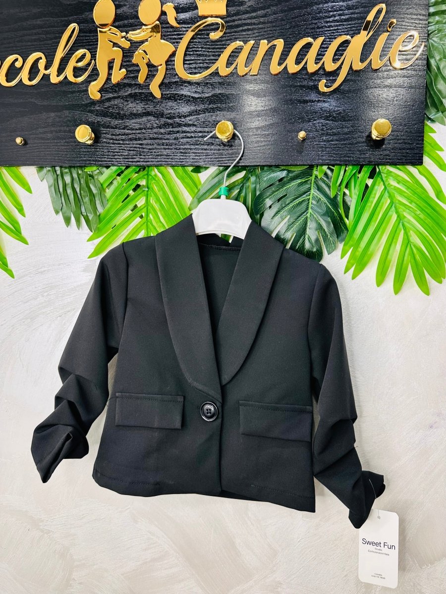 Blazer nera baby - Piccole Canaglie - 