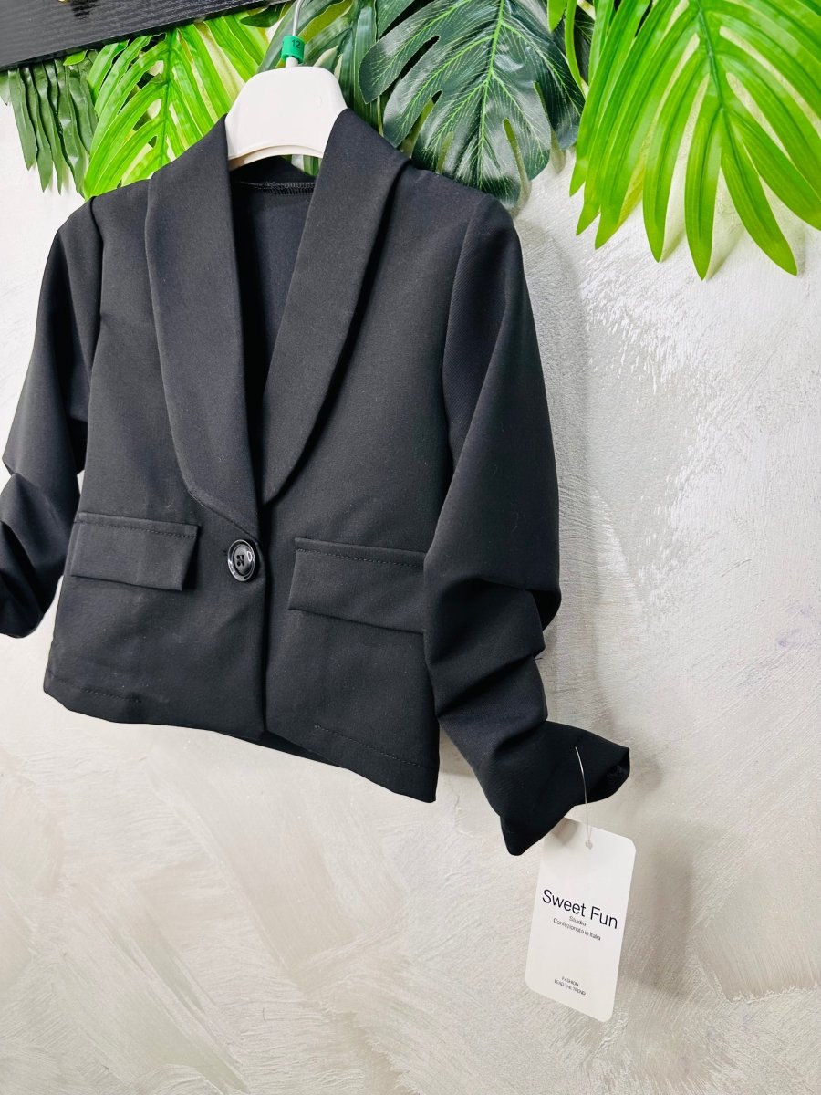 Blazer nera baby - Piccole Canaglie - 