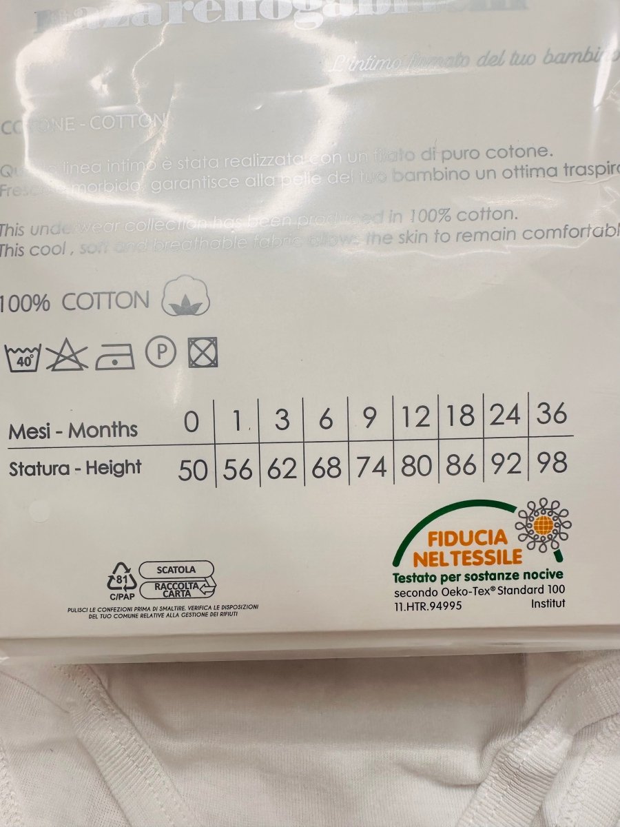 Body a Giro in cotone Nazareno Gabrielli - Piccole Canaglie - 