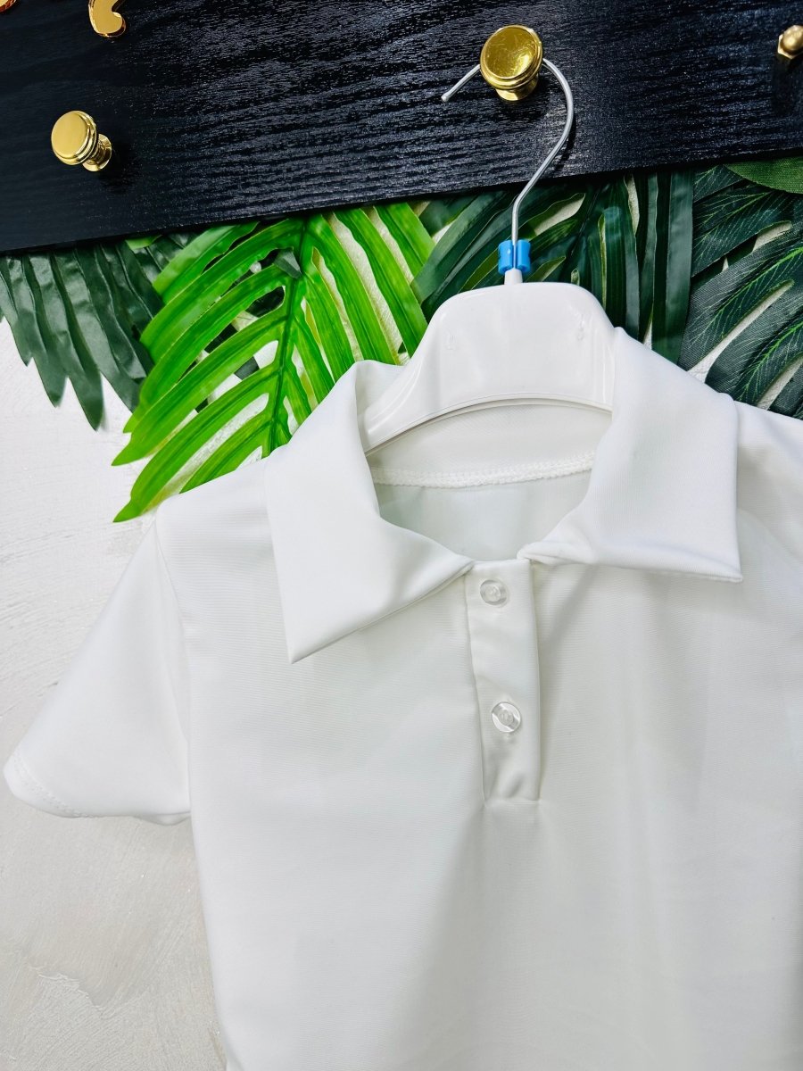 Body Colletto Elegat Bianco 26118 - Piccole Canaglie - PC27252