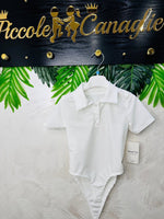Body Colletto Elegat Bianco 26118 - Piccole Canaglie - PC27252
