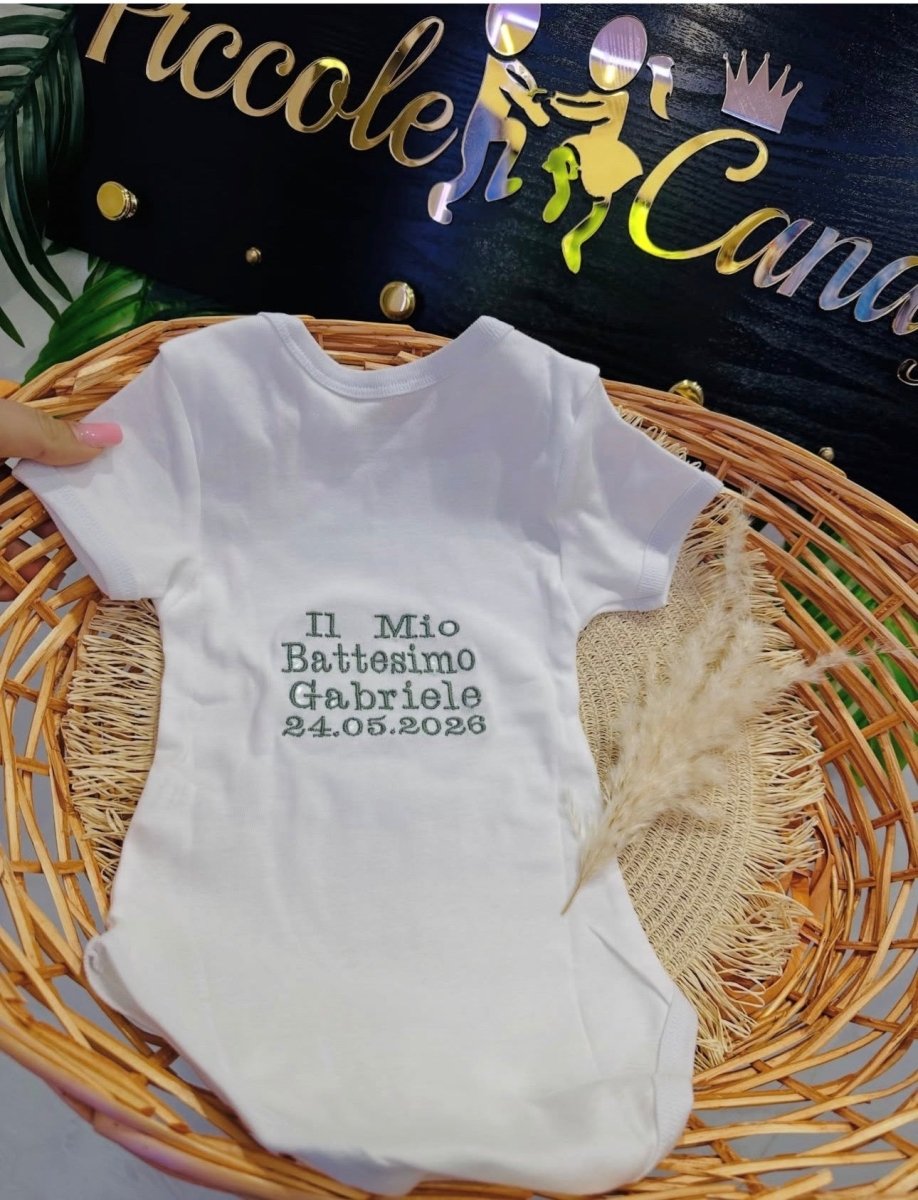 Body Da Personalizzare Scrivi Sotto La Data E Il Nome Da Scrivere - Piccole Canaglie - 