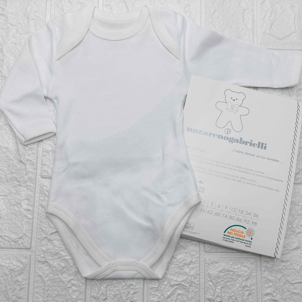 Body Manica lunga Nazareno Gabrielli - Piccole Canaglie - PC22344