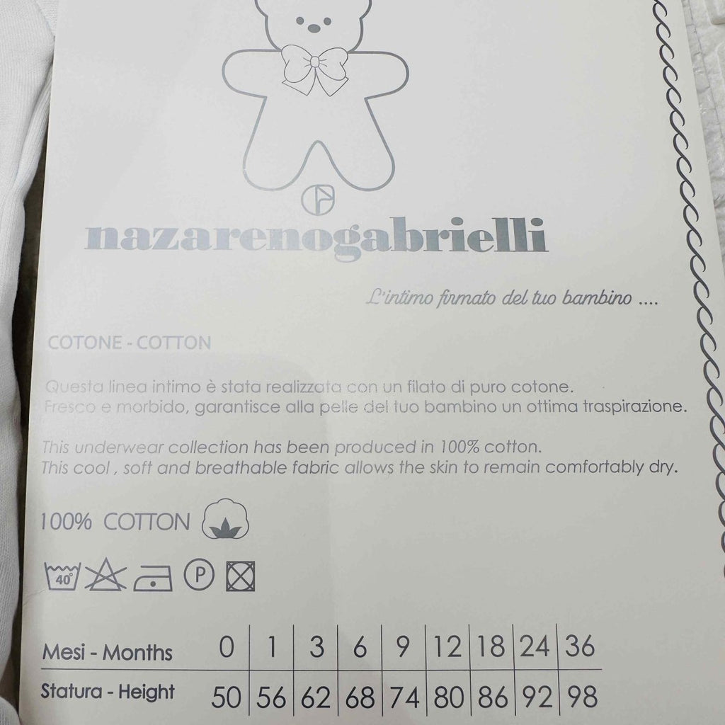 Body Manica lunga Nazareno Gabrielli - Piccole Canaglie - PC22344