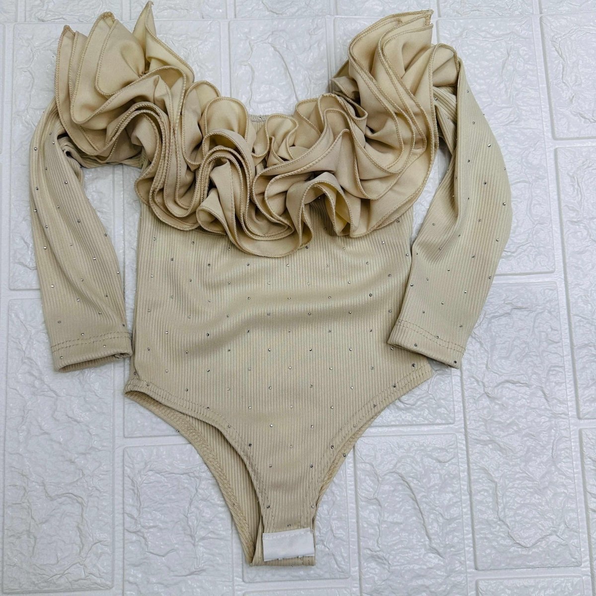 Body strass beige - Piccole Canaglie - PC20891