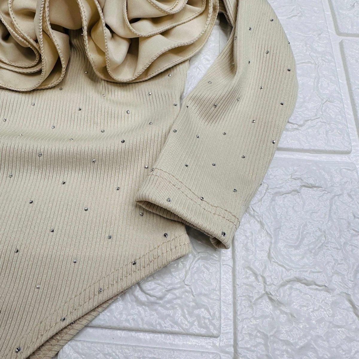 Body strass beige - Piccole Canaglie - PC20891