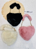 Borsa EcoPelliccia Cuore - Piccole Canaglie - PC23966