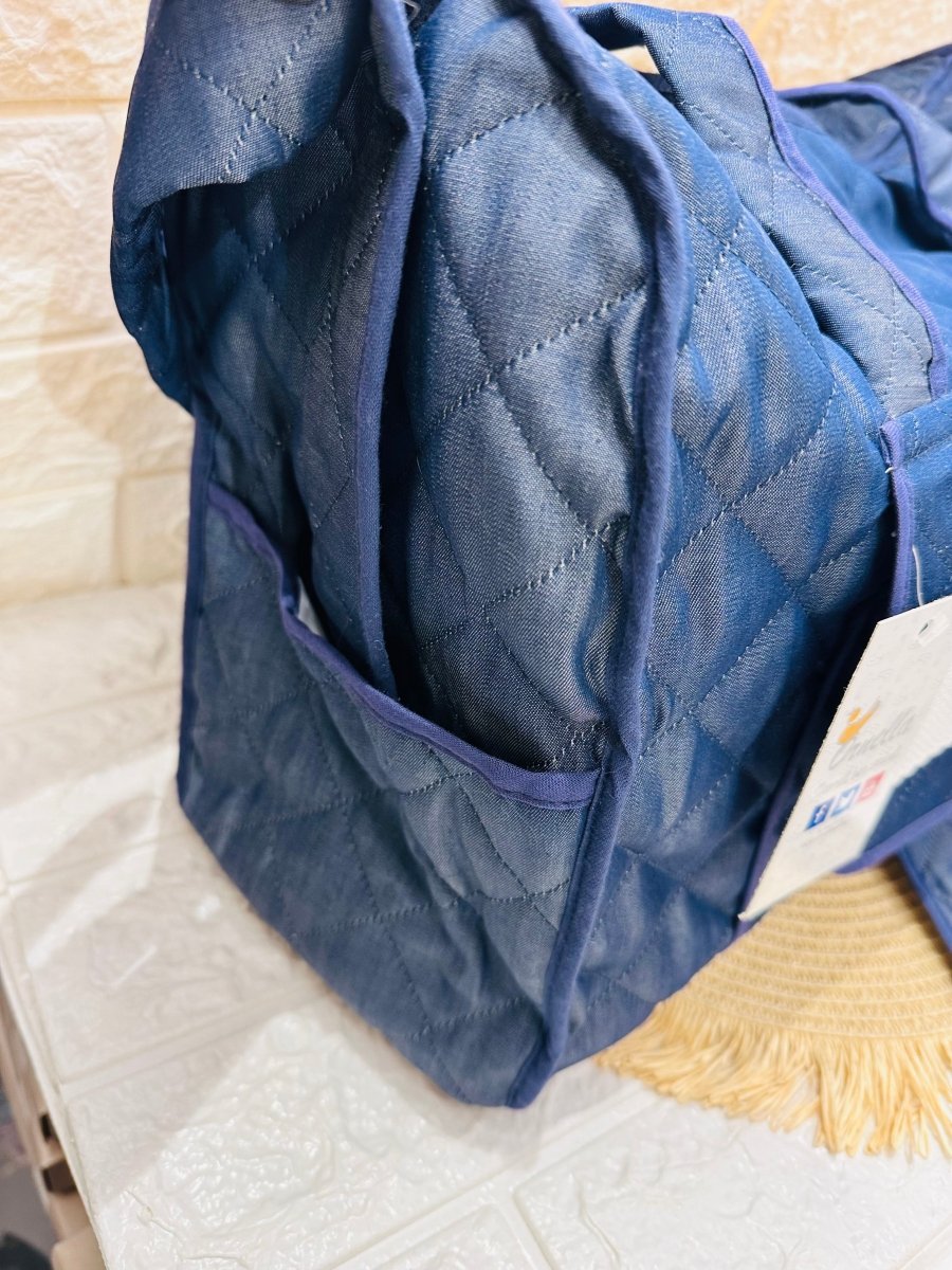 Borsa nascita Blu cuore bf005 Dim45x30x18 - Piccole Canaglie - PC26457