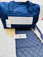 Borsa nascita Blu orso bf005 Dim45x30x18 - Piccole Canaglie - PC26458