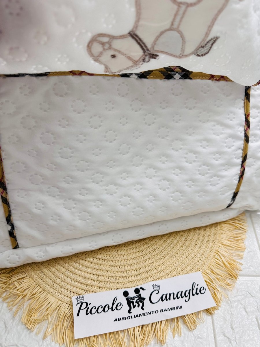 Borsa Nascita Cavallino Barbery dim 45x30x18 - Piccole Canaglie - PC23768