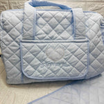 Borsa Nascita cuore celeste dim 45x30x18 - Piccole Canaglie - PC20095