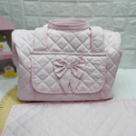 Borsa Nascita Fiocco Rosa dim 45x30x18 - Piccole Canaglie - PC21935