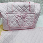 Borsa Nascita Fiocco Rosa dim 45x30x18 - Piccole Canaglie - PC21935