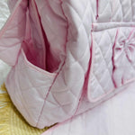 Borsa Nascita Fiocco Rosa dim 45x30x18 - Piccole Canaglie - PC21935