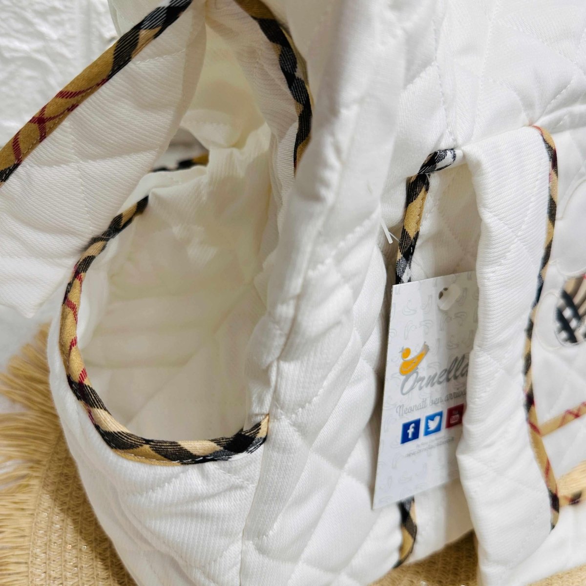 Borsa Nascita orsetti Barbery dim 45x30x18 - Piccole Canaglie - PC21936