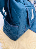 Borsa Nascita Orso Blu Dim 45x30x18 - Piccole Canaglie - PC25224