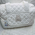 Borsa Nascita orso Panna dim 45x30x18 - Piccole Canaglie - PC20100