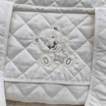 Borsa Nascita orso stella panna. dim 45x30x18 - Piccole Canaglie - PC20101